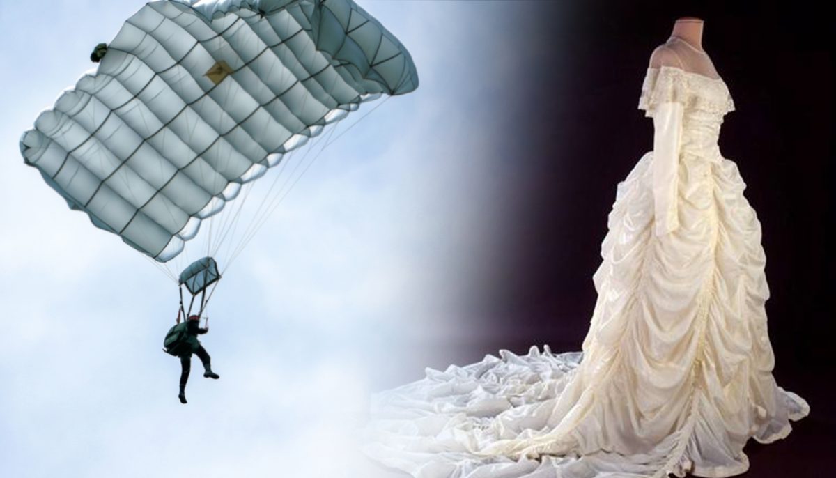 Wedding dress made from WWII silk parachute goes to NM museum | Local News  | abqjournal.com